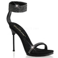 CHIC40/B/NB Black Nubuck Pu/NB 4" Heel