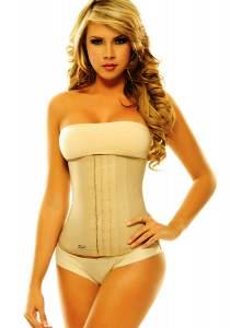Lingerie, Extra-Strenght Compression Corset Moldeador Shaper with latex Waist Snatchers,