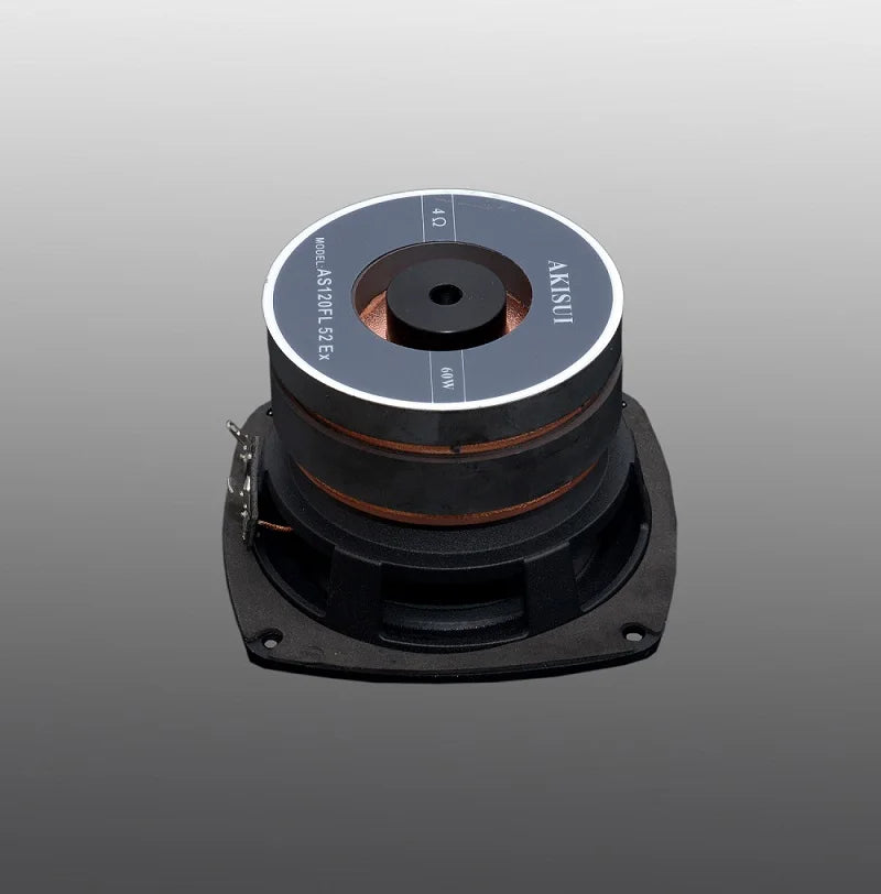 1 Pieces Original Japan AKISUI 4'' Full Frequency Speaker Driver Mixed Coating Paper Cone Dual Magnets Deep Bass 4/8ohm 60W