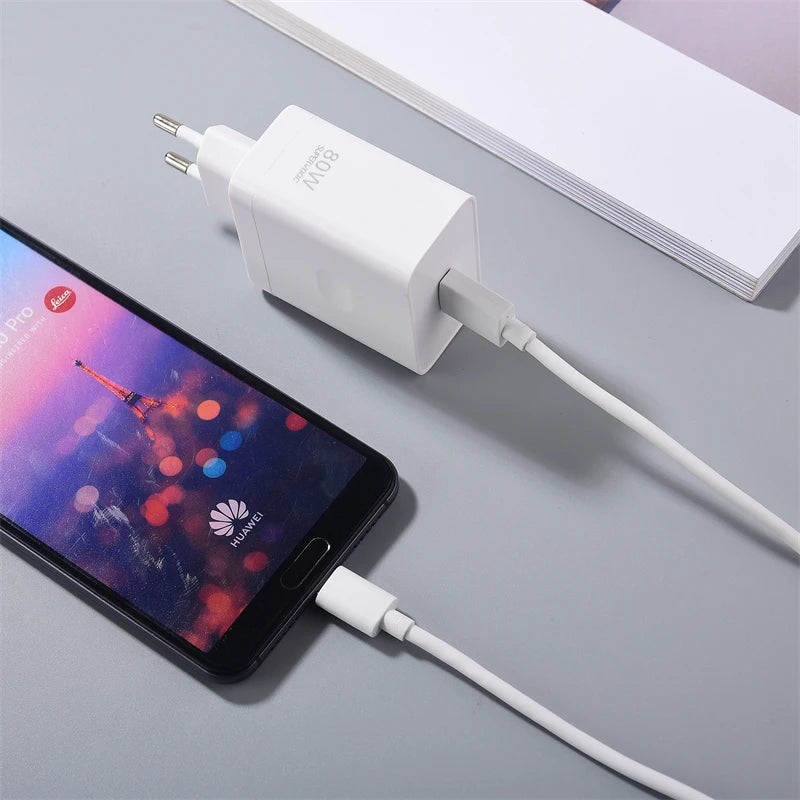 OPPO 80W Super VOOC Charger For OPPO Find N2 X5 X3 X2 A1 Pro VOOC/Dart Fast Charge EU/US Adapter For ACE Reno8 T 9 7 6 5 Oneplus
