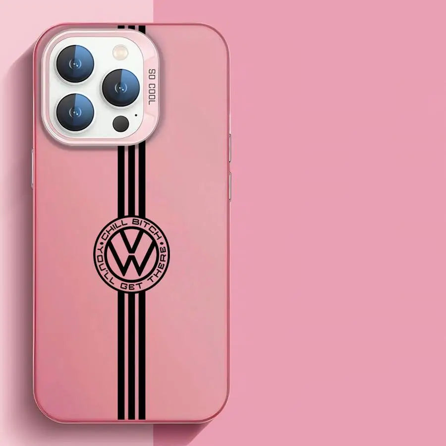V-olks-wagen VW Car Phone Case for Apple iPhone 16 11 13 Pro 11 15 12 14 ProMax 15 14 16 12 Plus Funda Cover