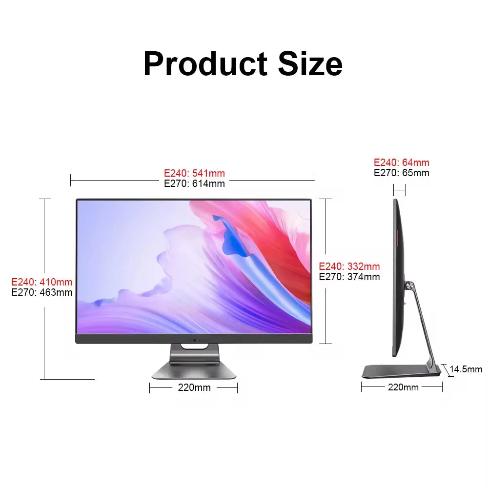 Core I5 I7 I9 Touch Screen Desktop Monoblock Pc All-in-one Barebone All In One Computers