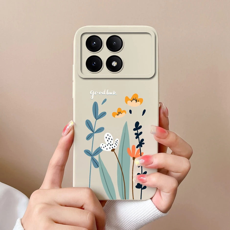 For Xiaomi Poco X6 Pro 5G Phone Case Cute Cartoon Cats Silicone Soft Protective Cover For XiaomiPocoX6 X 6 X6Pro 5G Bumper Coque