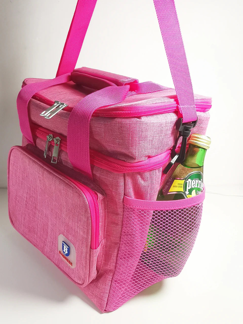 Camping Thermal Lunch Bags Double Layer Insulated Picnic Food Drink Beverage Ice Cooler Bag School Outdoor Travel Storage Bags