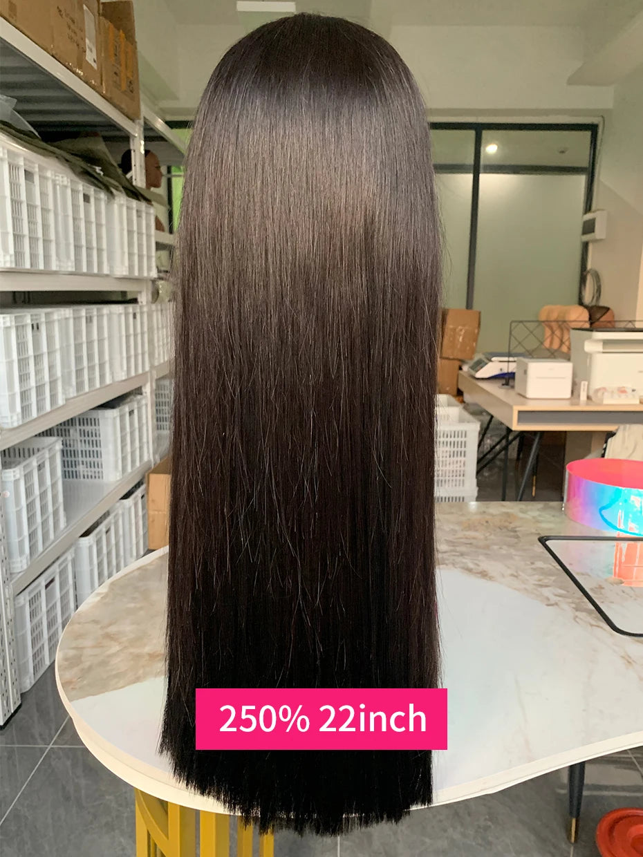 100 Raw Vietnamese Bone Straight 5x5 13x4 13x6 Glueless Wig Human Hair Ready to Wear Transparent Double Drawn Bob Wig Human Hair