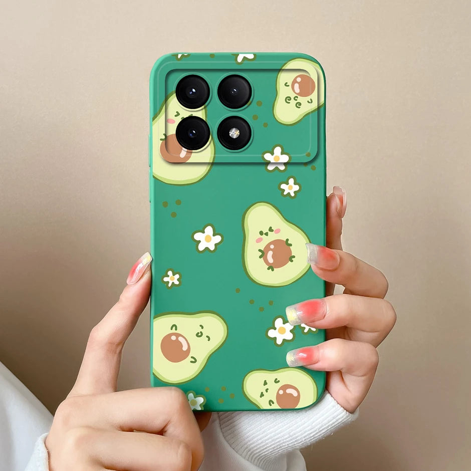 For Xiaomi Poco X6 Pro 5G Phone Case Cute Cartoon Cats Silicone Soft Protective Cover For XiaomiPocoX6 X 6 X6Pro 5G Bumper Coque