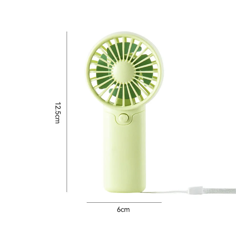 MEET SUN Portable Fan Convenient Creative Small Fan Pocket Hand-held Fan Lightweight AA Battery Handheld Mini Fan Air Coolers