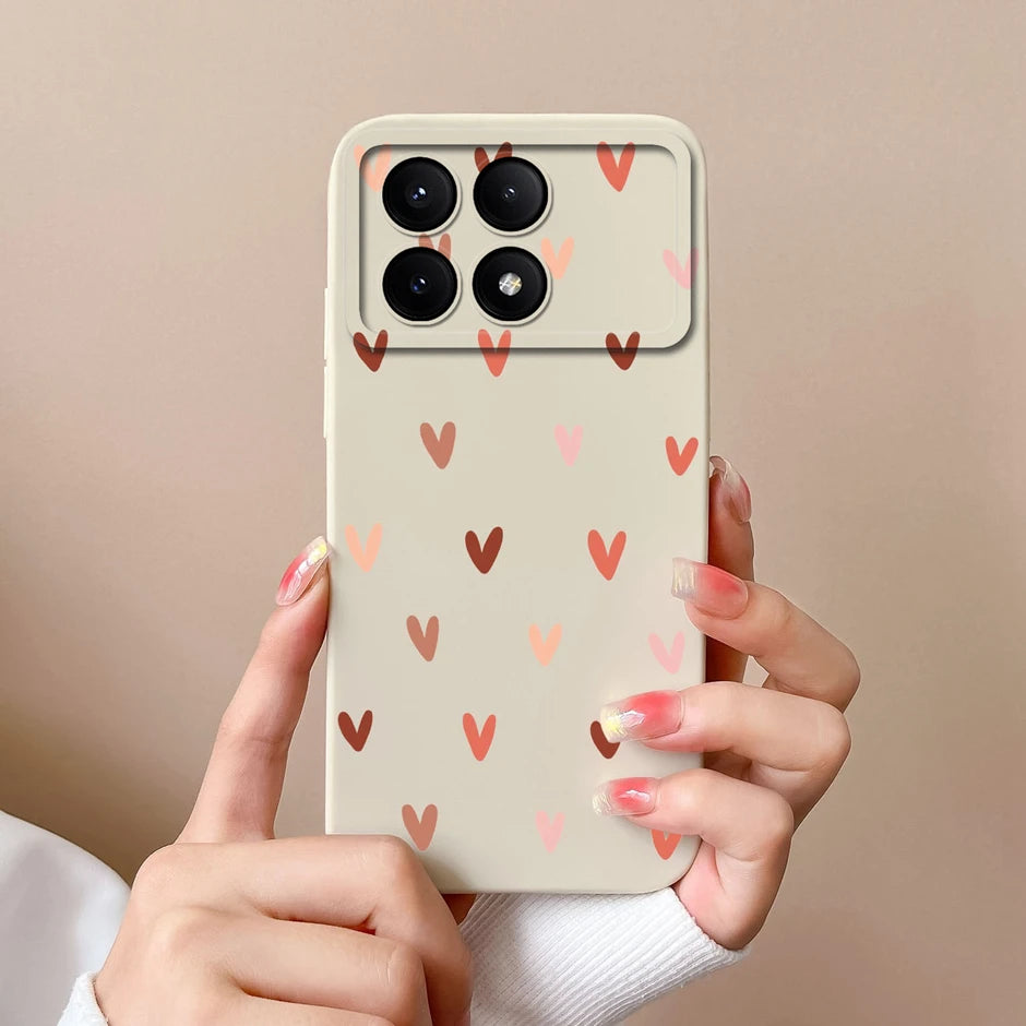 For Xiaomi Poco X6 Pro 5G Phone Case Cute Cartoon Cats Silicone Soft Protective Cover For XiaomiPocoX6 X 6 X6Pro 5G Bumper Coque