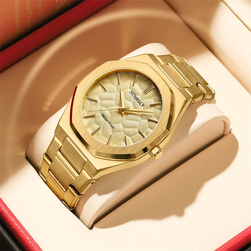 Watch For Men Original Top Brand All Black Stainless Steel Men's Wristwatch Classic Business Waterproof Japan Movement