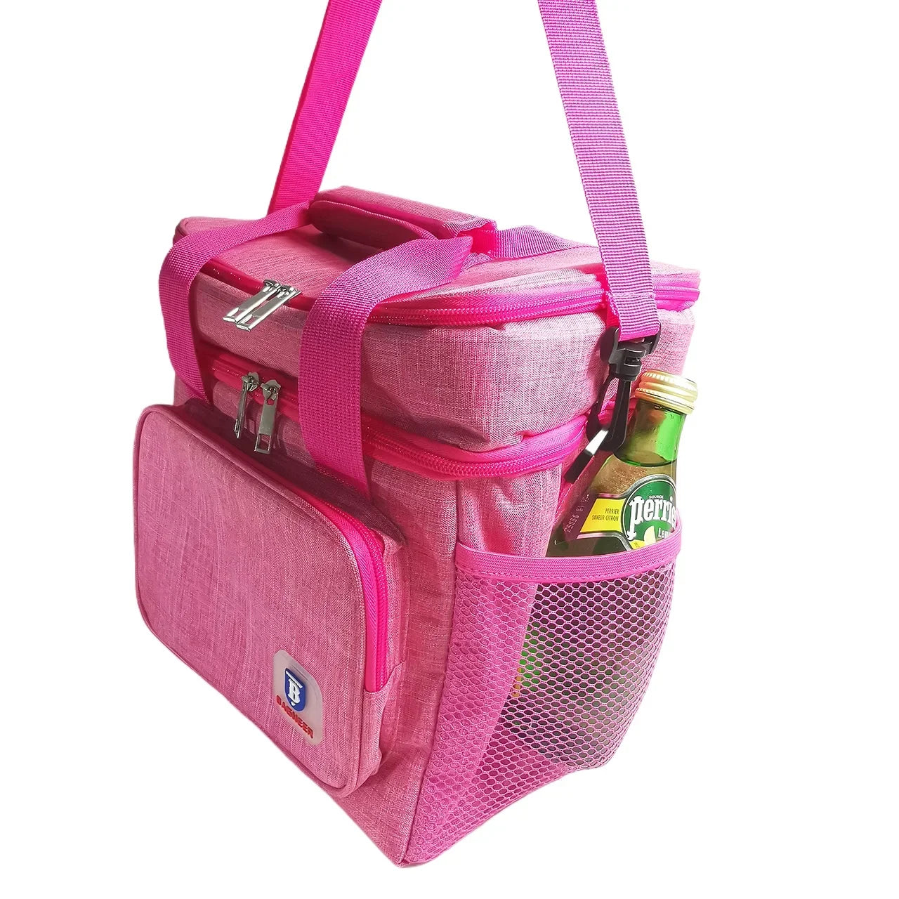 Camping Thermal Lunch Bags Double Layer Insulated Picnic Food Drink Beverage Ice Cooler Bag School Outdoor Travel Storage Bags