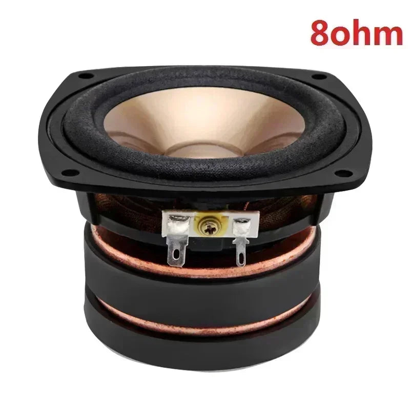 1 Pieces Original Japan AKISUI 4'' Full Frequency Speaker Driver Mixed Coating Paper Cone Dual Magnets Deep Bass 4/8ohm 60W
