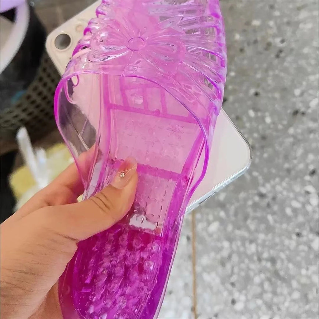 Funny Shoe Case Korean Cute 3D Crystal Slipper Phone Case For iPhone 15 14 13 12 11 Pro Max Kawaii Shockproof Back Cover Funda