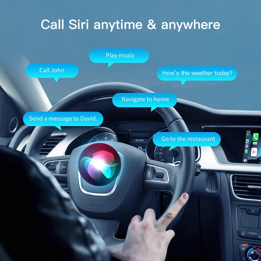 AUTOABC Wireless CarPlay for Audi A4 B9 A5 2015-2019  Android Auto Mirror Link AirPlay Reverse Camera Multimedia Accessories