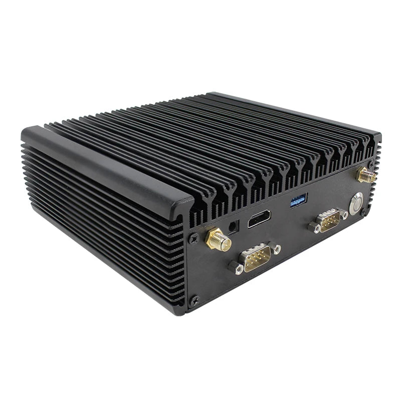 5G Industrial Mini PC, Intel Celeron N5100,16GB+512GB SSD, WiFi 5, BT 4.0, Gigabit Ethernet, Windows 10 Pro, Fanless