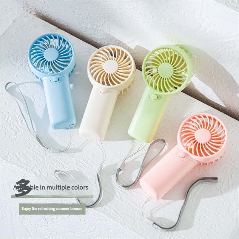 MEET SUN Portable Fan Convenient Creative Small Fan Pocket Hand-held Fan Lightweight AA Battery Handheld Mini Fan Air Coolers