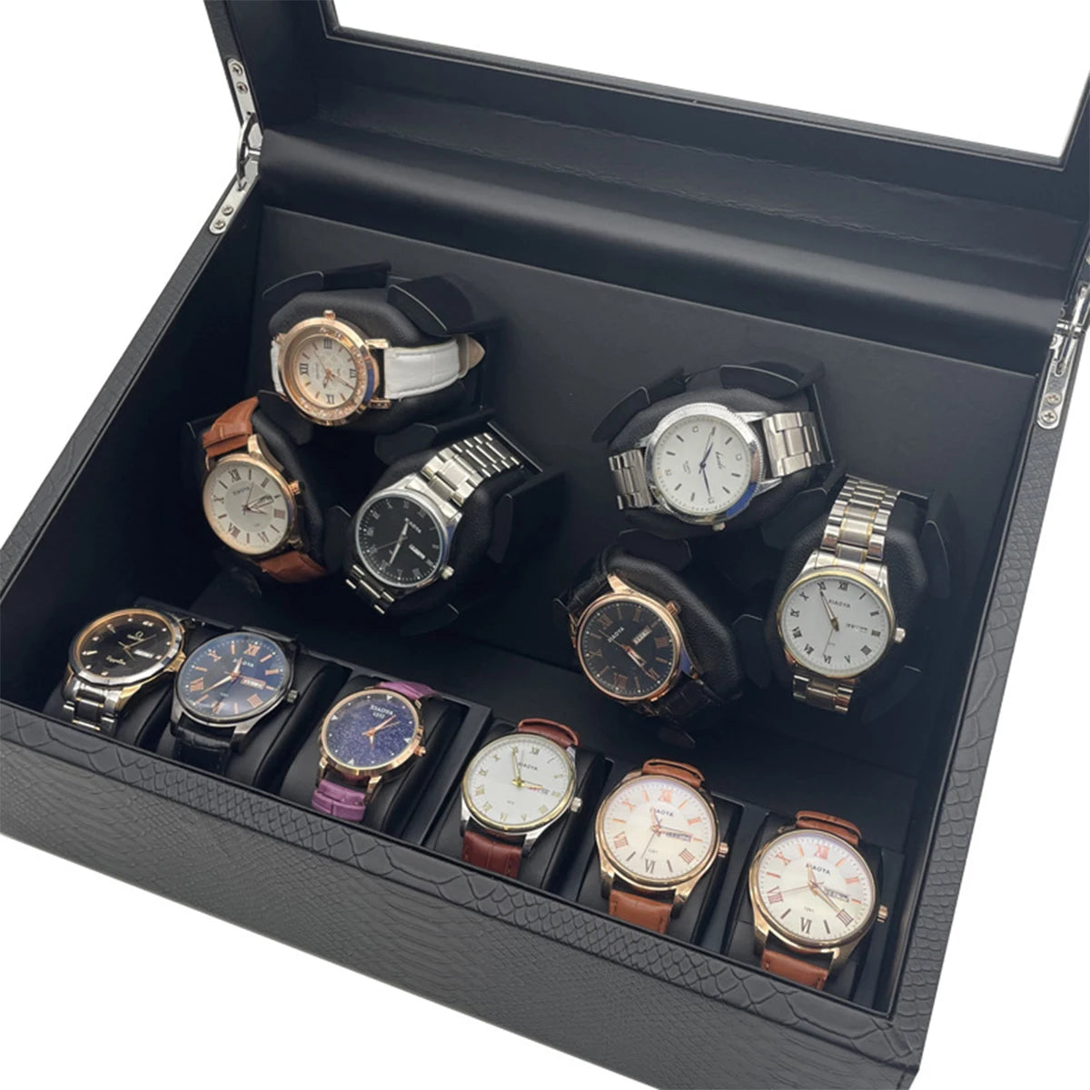 Watch Winders Box for Automatic Watches Box 6 watches Rotate Stand
