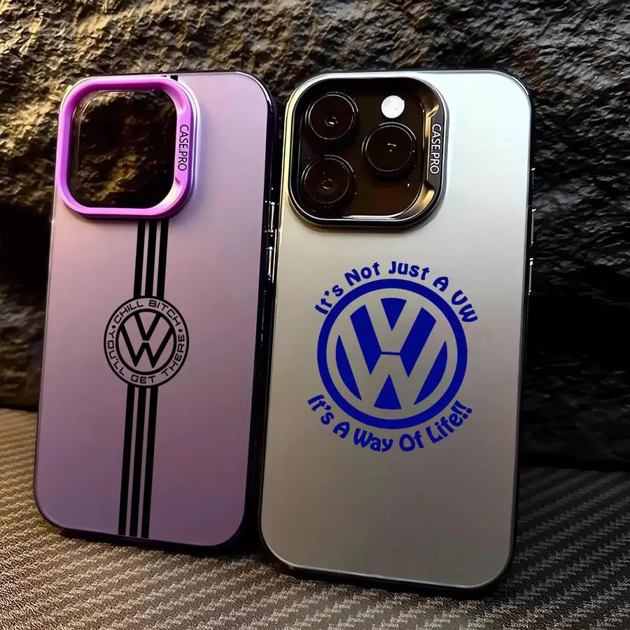V-olks-wagen VW Car Phone Case for Apple iPhone 16 11 13 Pro 11 15 12 14 ProMax 15 14 16 12 Plus Funda Cover