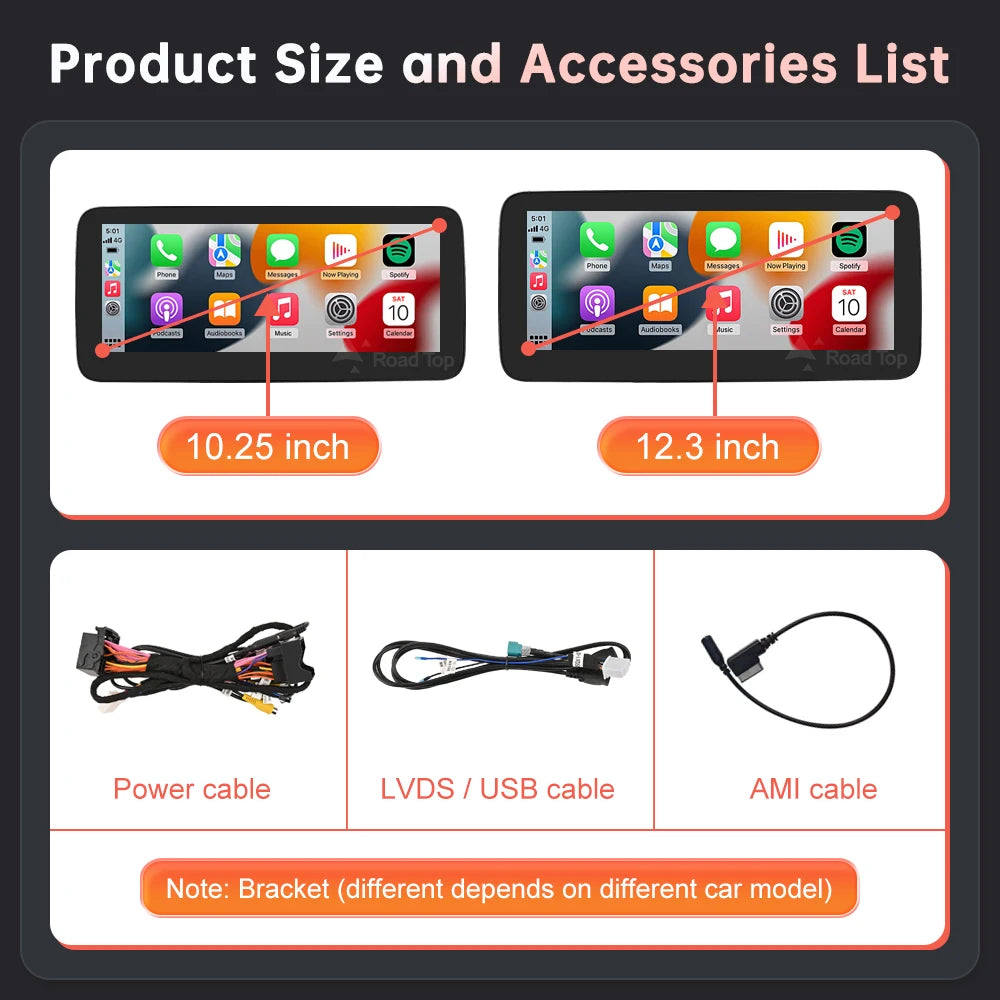 1920*720 Touch Screen Car Multimedia Display For Benz A B CLA GLA W176 W463 W246 2013-2015 NTG4.5 Wireless Carplay Android Auto