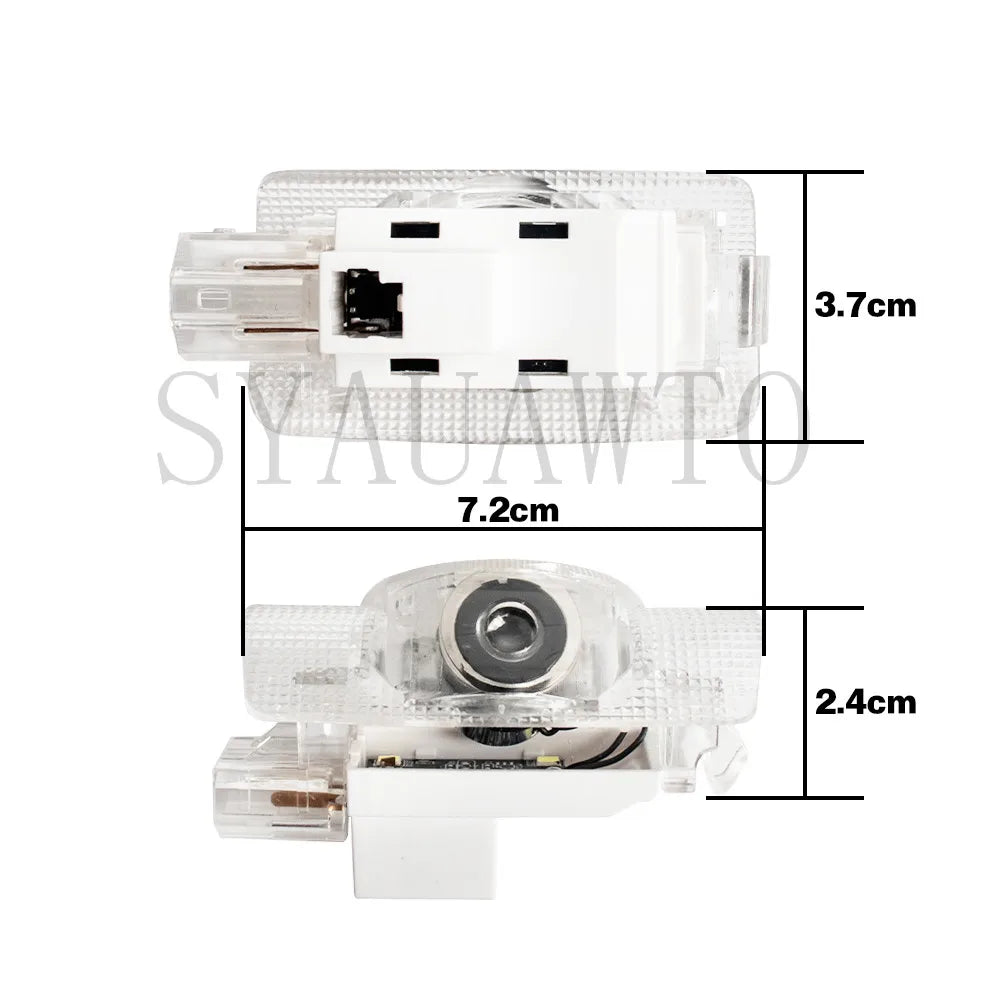 LED Car Door Logo Projector Welcome Ghost Shadow Light Accessories For LEXUS RX ES GX LS LX IS GS RC UX Series IS250 IS300 IS350