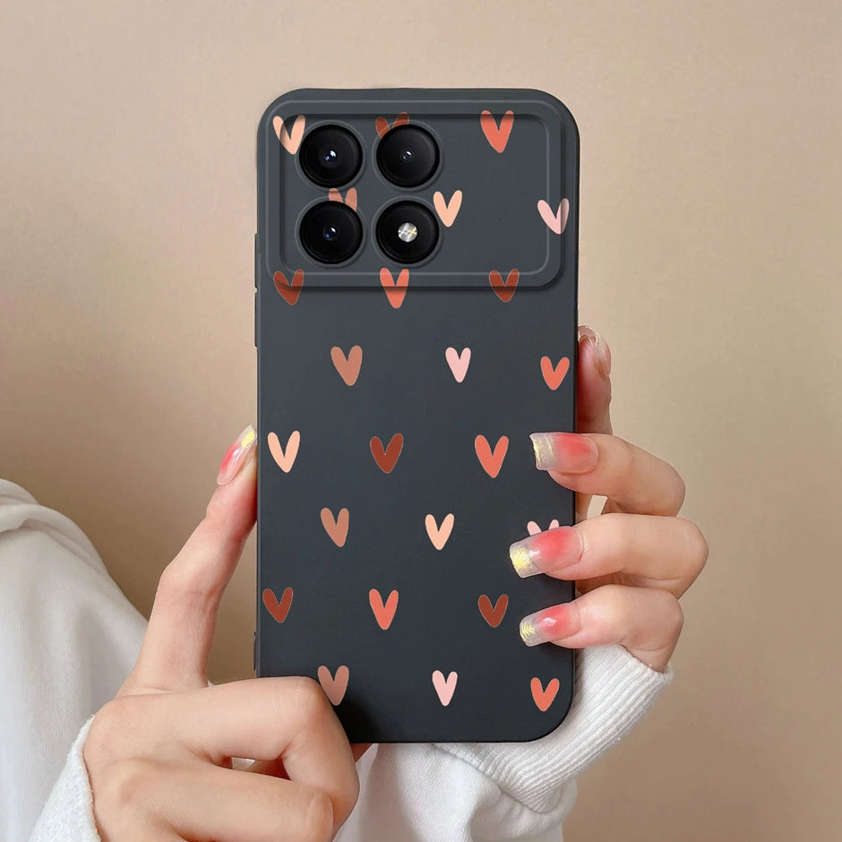 For Xiaomi Poco X6 Pro 5G Phone Case Cute Cartoon Cats Silicone Soft Protective Cover For XiaomiPocoX6 X 6 X6Pro 5G Bumper Coque
