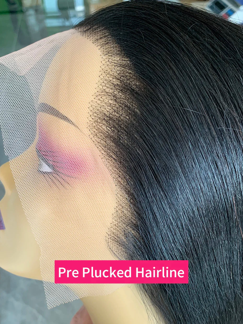 5x5 13x4 13x6 Bone Straight Bob Short Wigs Half Lace Front Wig Human Hair Vietnamese Raw Human Hair Lace Frontal Wig 250 Density