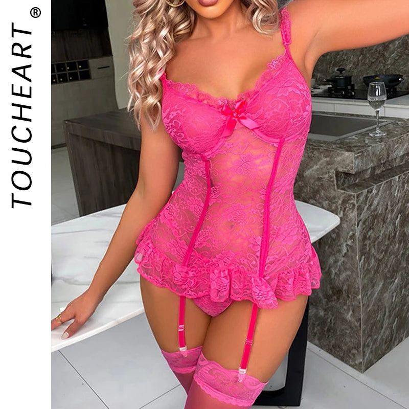 Bodysuit Mesh Women's Sexy Bodysuit Sex Shop Sexy Bodysuits Lingerie for Women's Underwear Party Dresses Evening Dress 18 Skirt