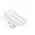 USB 10-in-1 Port Multi-function Hub Fast Charger for Cellphone Tablet Multiple Devices Extension Socket For US EU UK plug