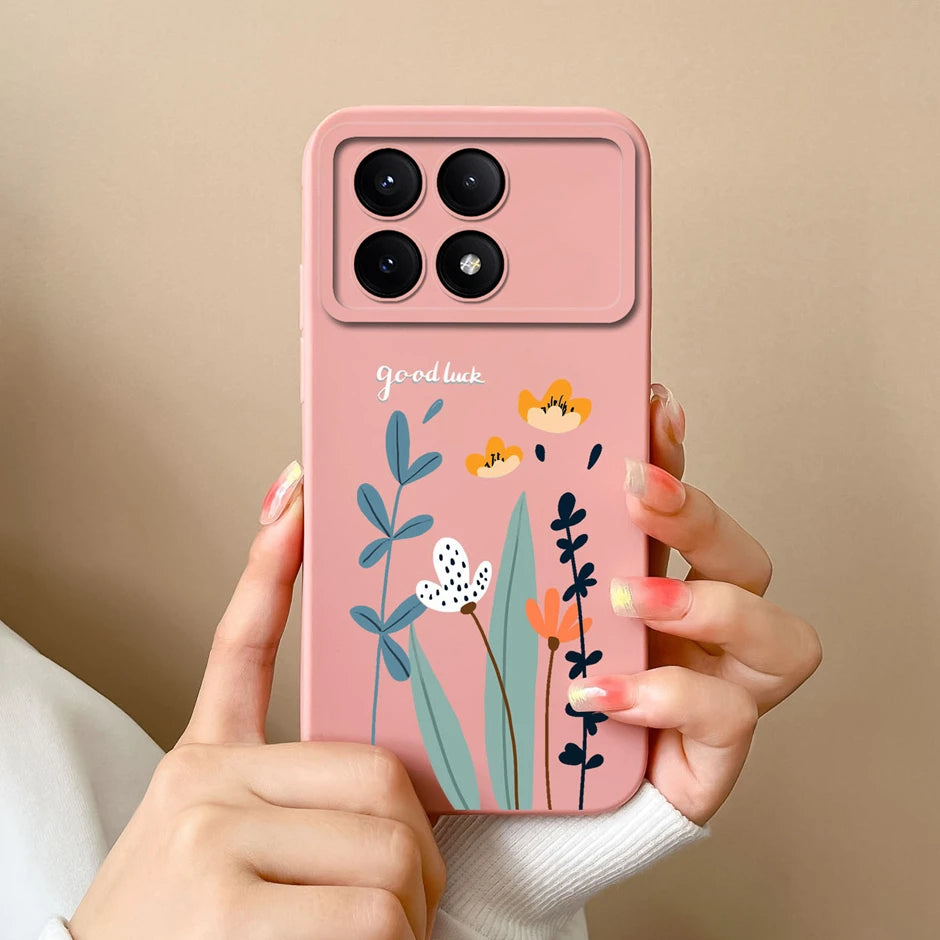For Xiaomi Poco X6 Pro 5G Phone Case Cute Cartoon Cats Silicone Soft Protective Cover For XiaomiPocoX6 X 6 X6Pro 5G Bumper Coque