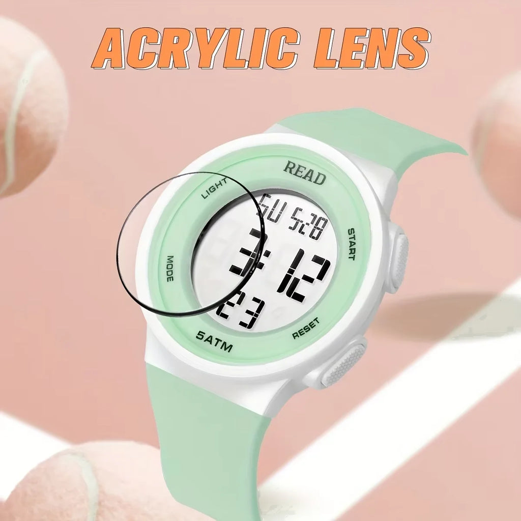 Watches for Women, Fashion Watch With High-Resolution LED Definition Display, Waterproof Multi-Function Electronic Digital Watch