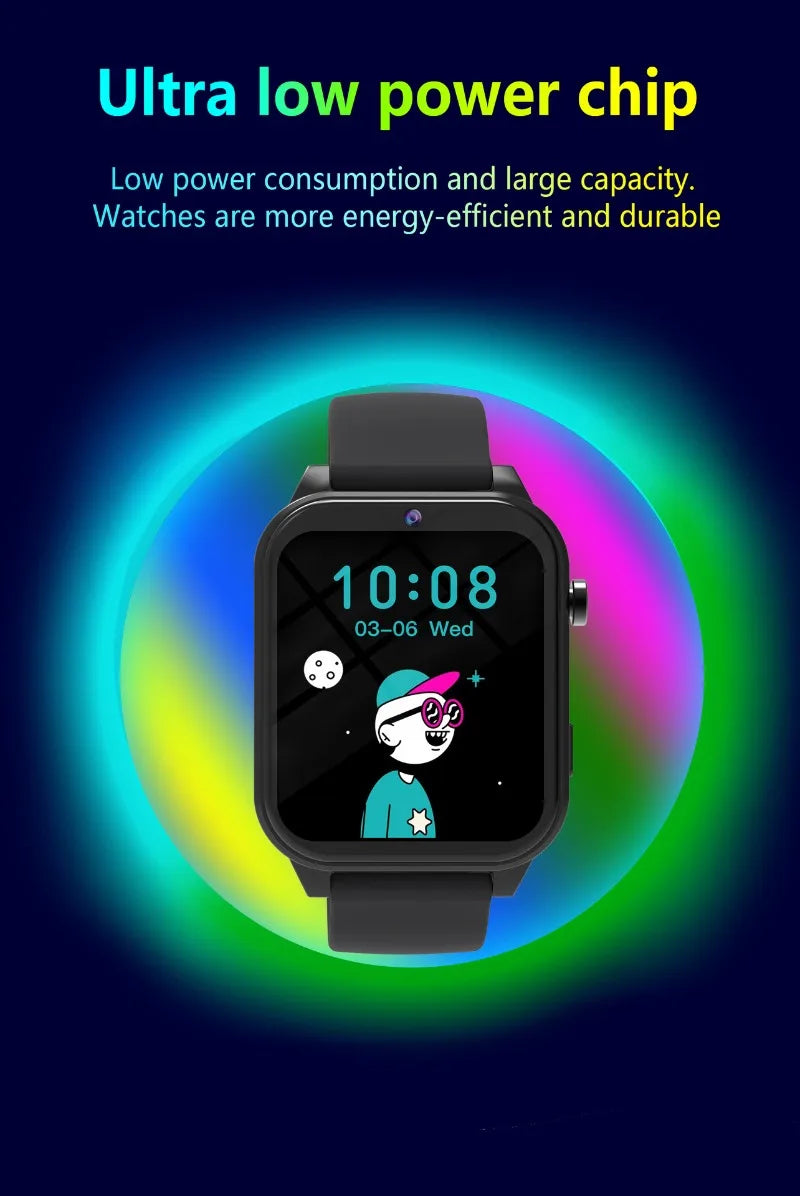 Children's Game Watch with Flashlight HD Color Screen Kids Bracelet Sleep Monitor Waterproof Smart Watch  Kids Birthday Gift