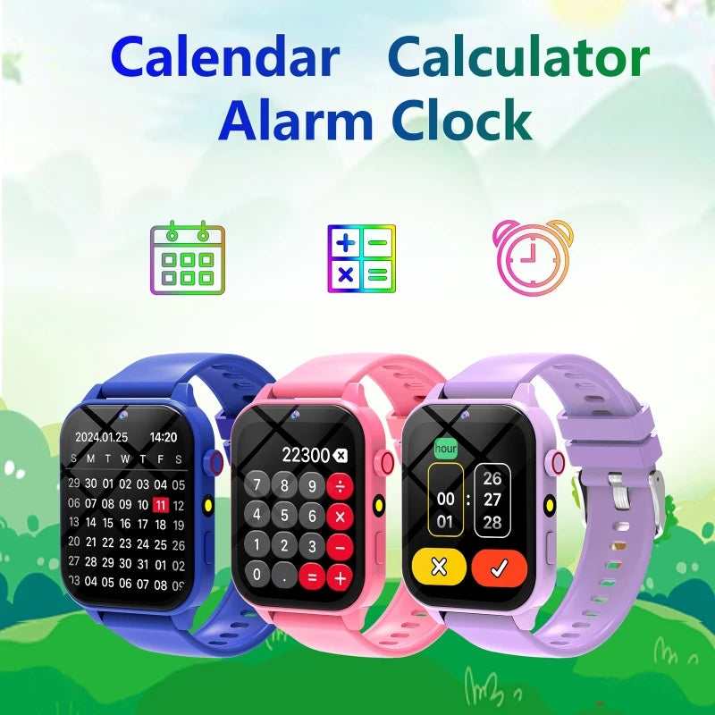 Children's Game Watch with Flashlight HD Color Screen Kids Bracelet Sleep Monitor Waterproof Smart Watch  Kids Birthday Gift