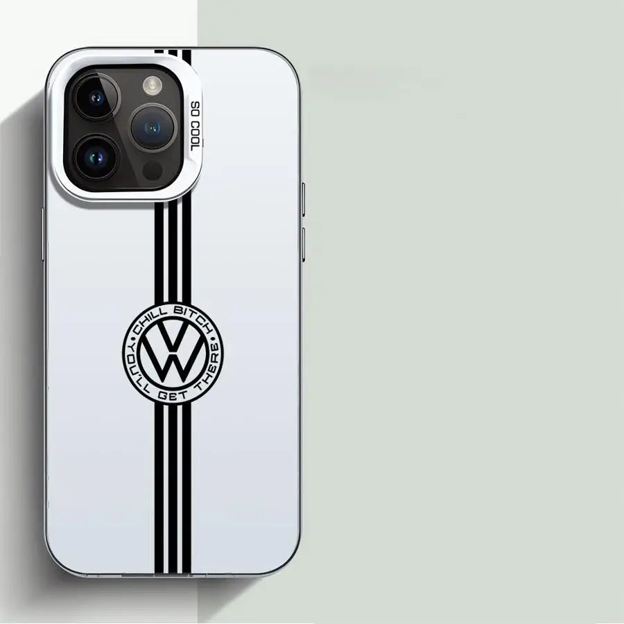 V-olks-wagen VW Car Phone Case for Apple iPhone 16 11 13 Pro 11 15 12 14 ProMax 15 14 16 12 Plus Funda Cover