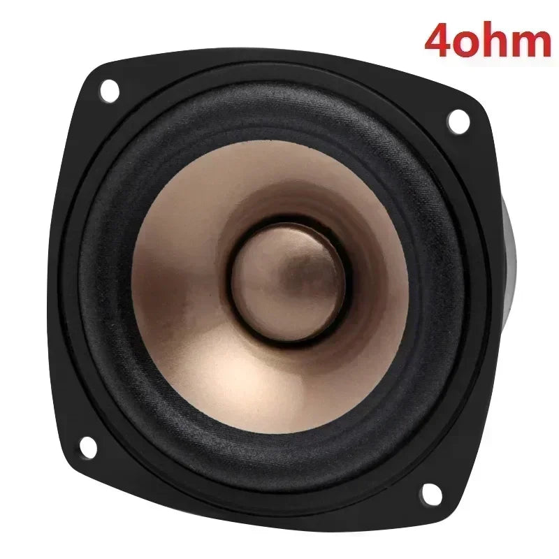 1 Pieces Original Japan AKISUI 4'' Full Frequency Speaker Driver Mixed Coating Paper Cone Dual Magnets Deep Bass 4/8ohm 60W