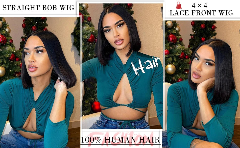 Bone Straight Bob Wig Lace Front Human Hair Wigs Pre Plucked HD Transparent Lace Frontal Wig 13x4 Frontal Wigs Isee Hair 180%