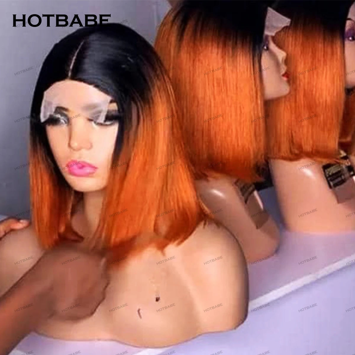 Glueless Wigs Human Hair Bob Straight 13×6 HD Lace Frontal Wigs 360 HD Transparent Lace Front Human Hair Wigs Wear And Go P1/350