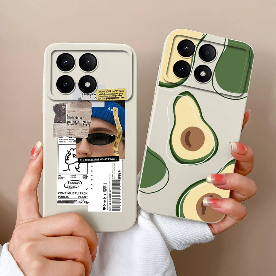 For Xiaomi Poco X6 Pro 5G Phone Case Cute Cartoon Cats Silicone Soft Protective Cover For XiaomiPocoX6 X 6 X6Pro 5G Bumper Coque