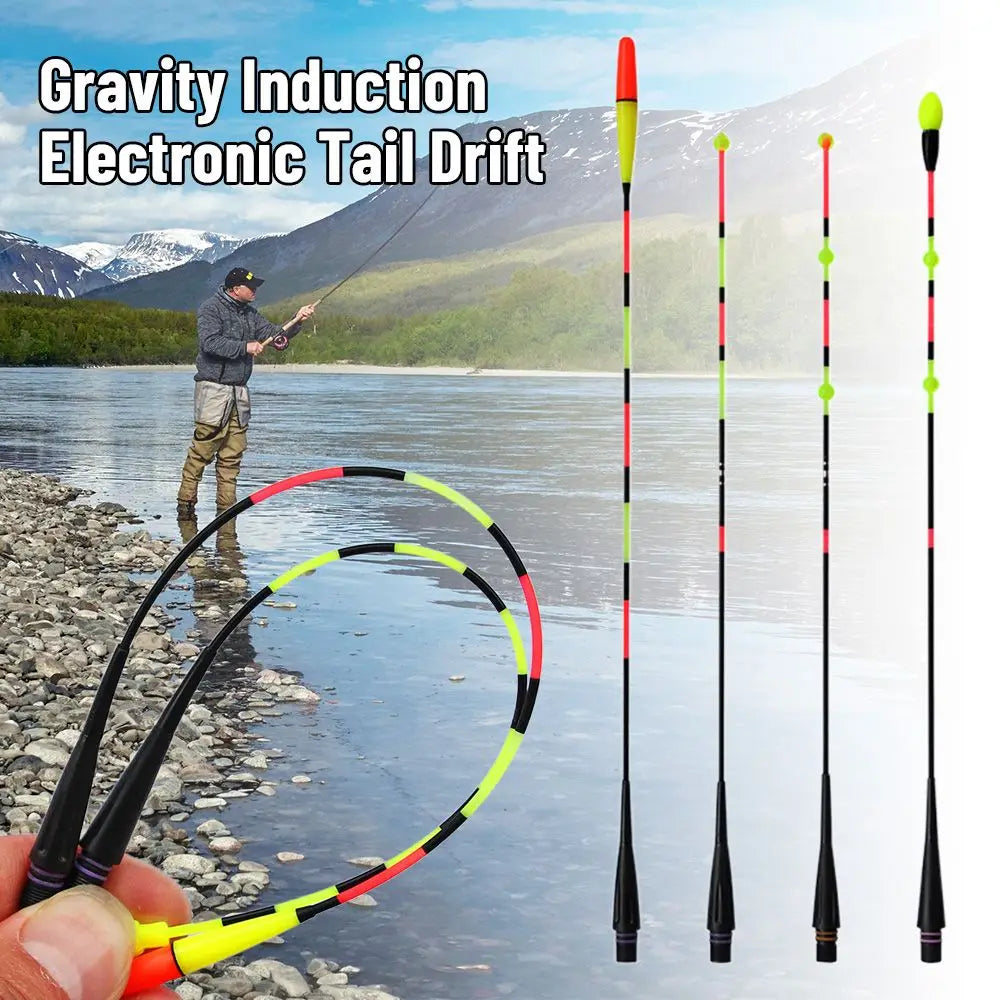 Super Bright Night Fishing LED Smart Gravity Induction Electronic Tail Drift Float  Luminous Ultra Sensitive Electronic Float