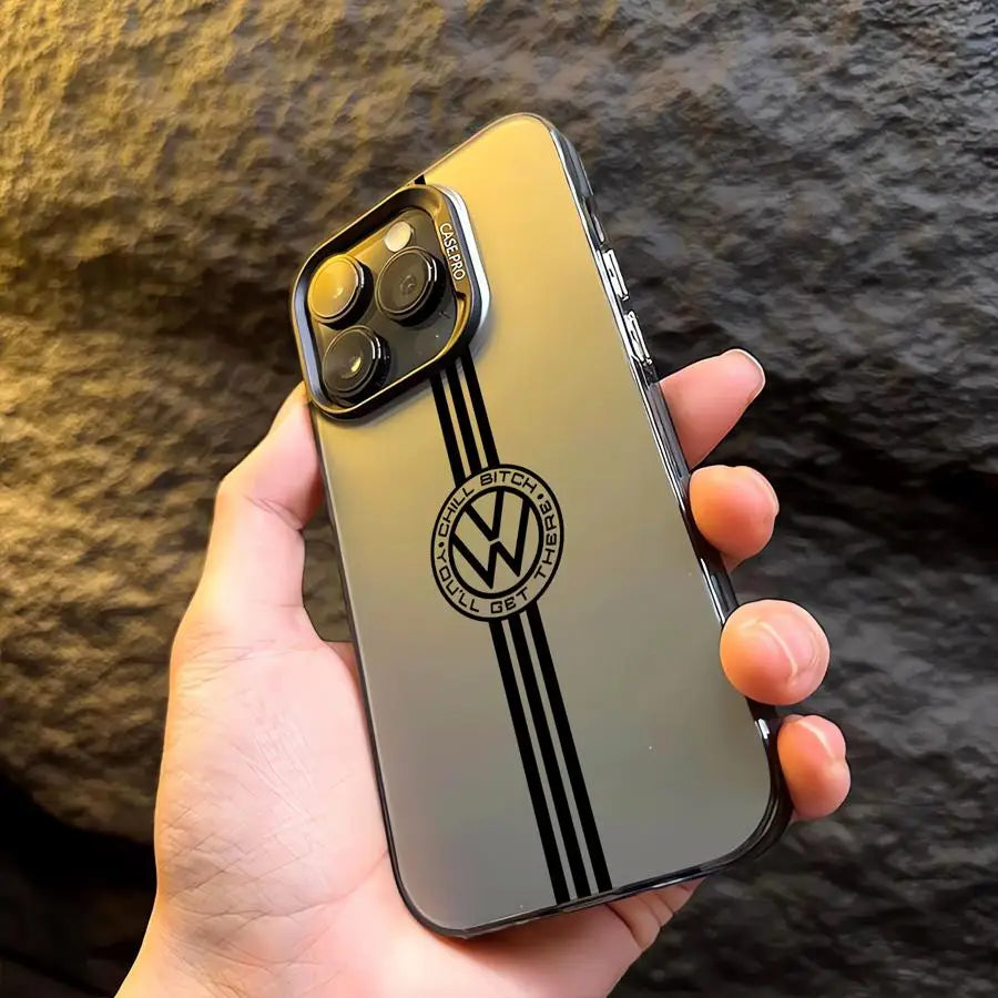 V-olks-wagen VW Car Phone Case for Apple iPhone 16 11 13 Pro 11 15 12 14 ProMax 15 14 16 12 Plus Funda Cover