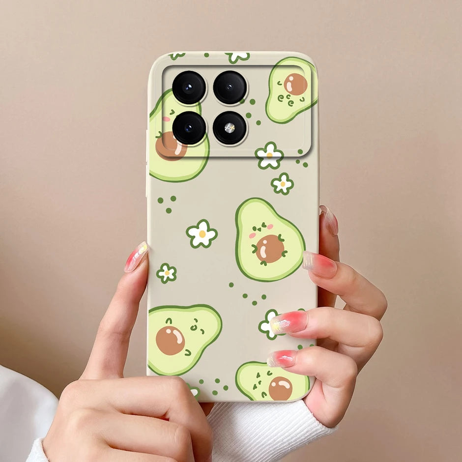 For Xiaomi Poco X6 Pro 5G Phone Case Cute Cartoon Cats Silicone Soft Protective Cover For XiaomiPocoX6 X 6 X6Pro 5G Bumper Coque