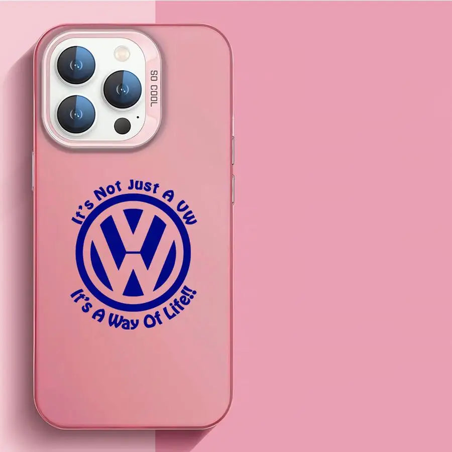 V-olks-wagen VW Car Phone Case for Apple iPhone 16 11 13 Pro 11 15 12 14 ProMax 15 14 16 12 Plus Funda Cover
