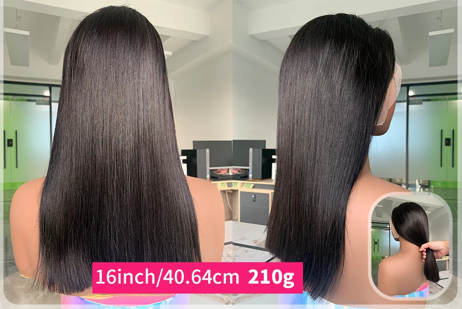 100 Raw Vietnamese Bone Straight 5x5 13x4 13x6 Glueless Wig Human Hair Ready to Wear Transparent Double Drawn Bob Wig Human Hair