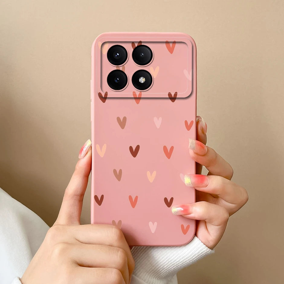 For Xiaomi Poco X6 Pro 5G Phone Case Cute Cartoon Cats Silicone Soft Protective Cover For XiaomiPocoX6 X 6 X6Pro 5G Bumper Coque