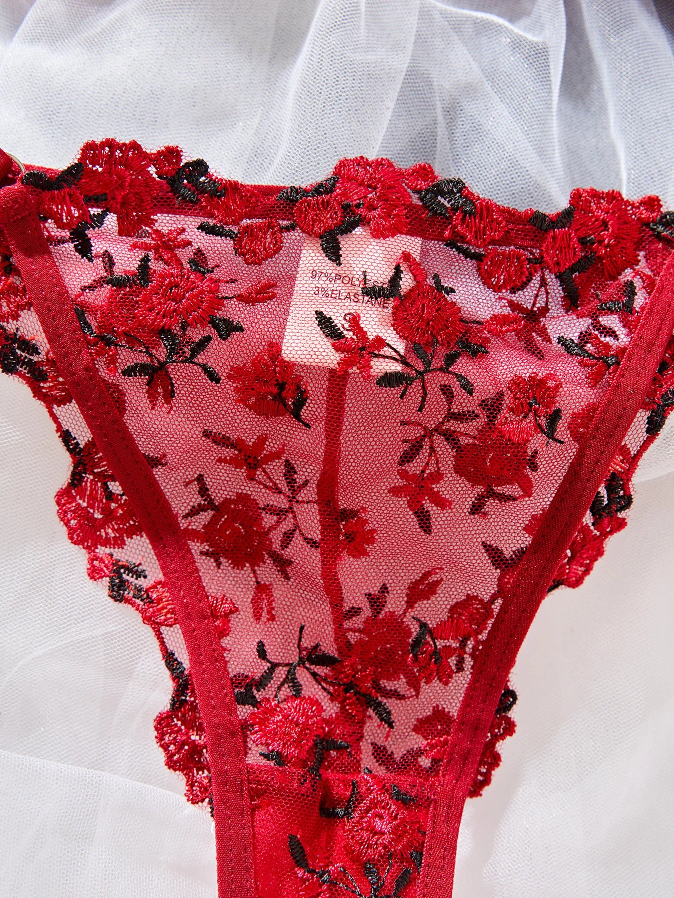 Sexy Sheer Lingerie Set Embroidery Transperant Pornostar Lenceria Sensual Mujer Seducive Conjunto Ropa Interior Set Intimo Lace