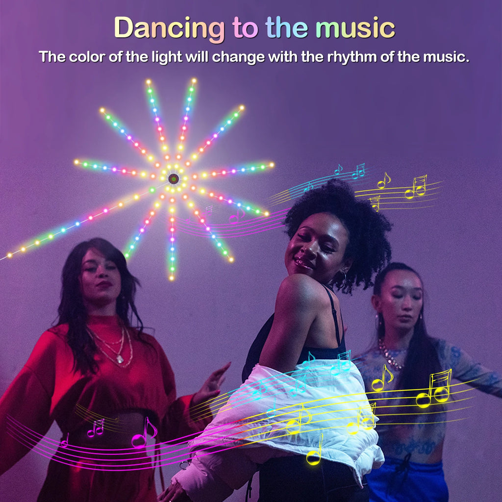 LED Strip Light RGB Bluetooth APP Control Symphony Light Wedding Party Bar Music Control Dream Festoon Lamp