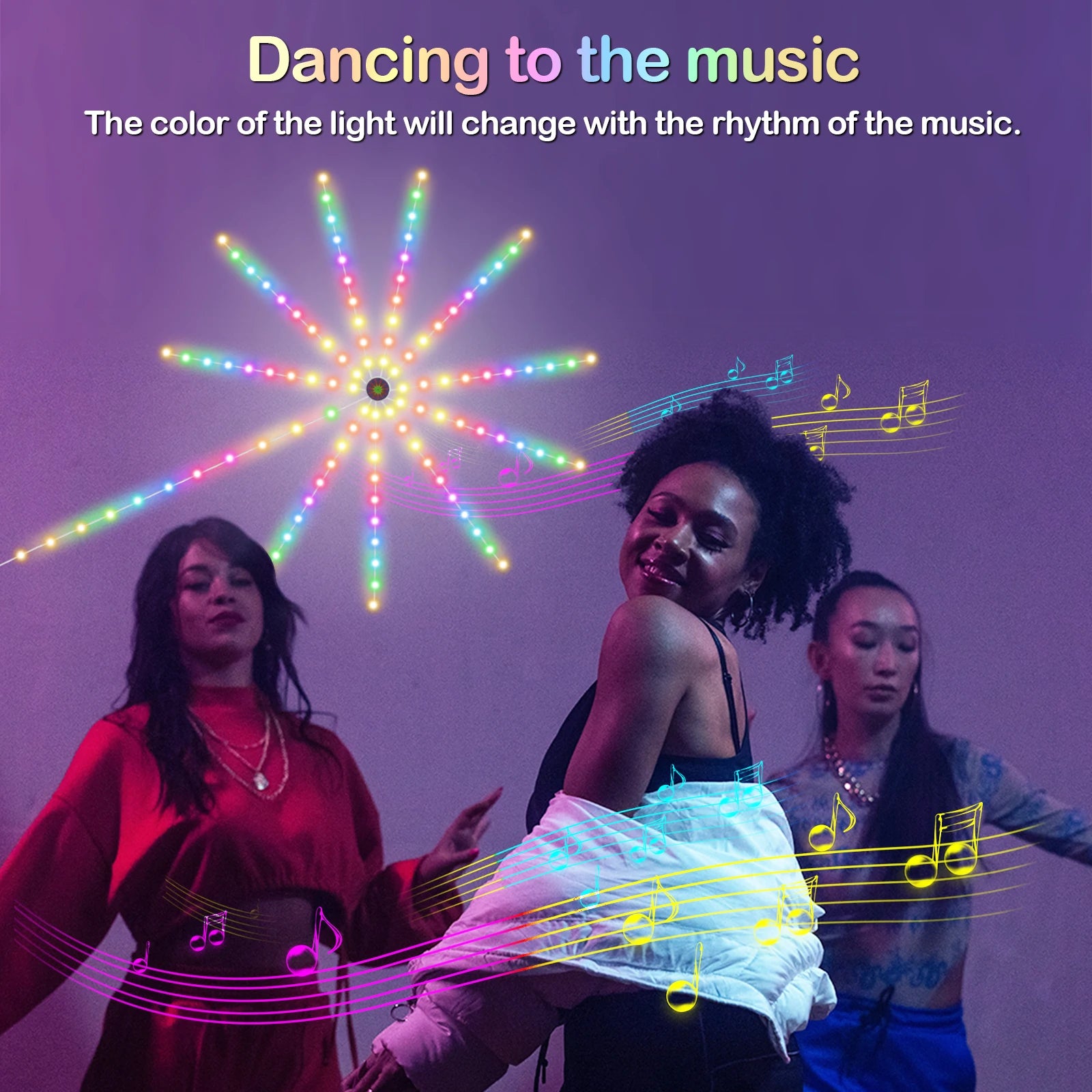 LED Strip Light RGB Bluetooth APP Control Symphony Light Wedding Party Bar Music Control Dream Festoon Lamp