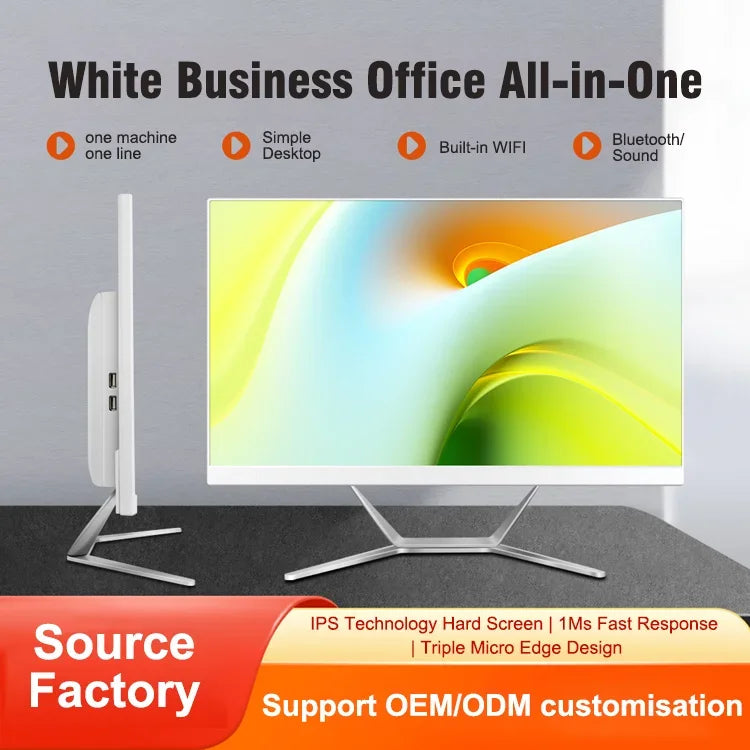 Display2024 New Factory Manufacture 23.8inch 27inch Computer Core I7 Good Price All In One Computers Good Price