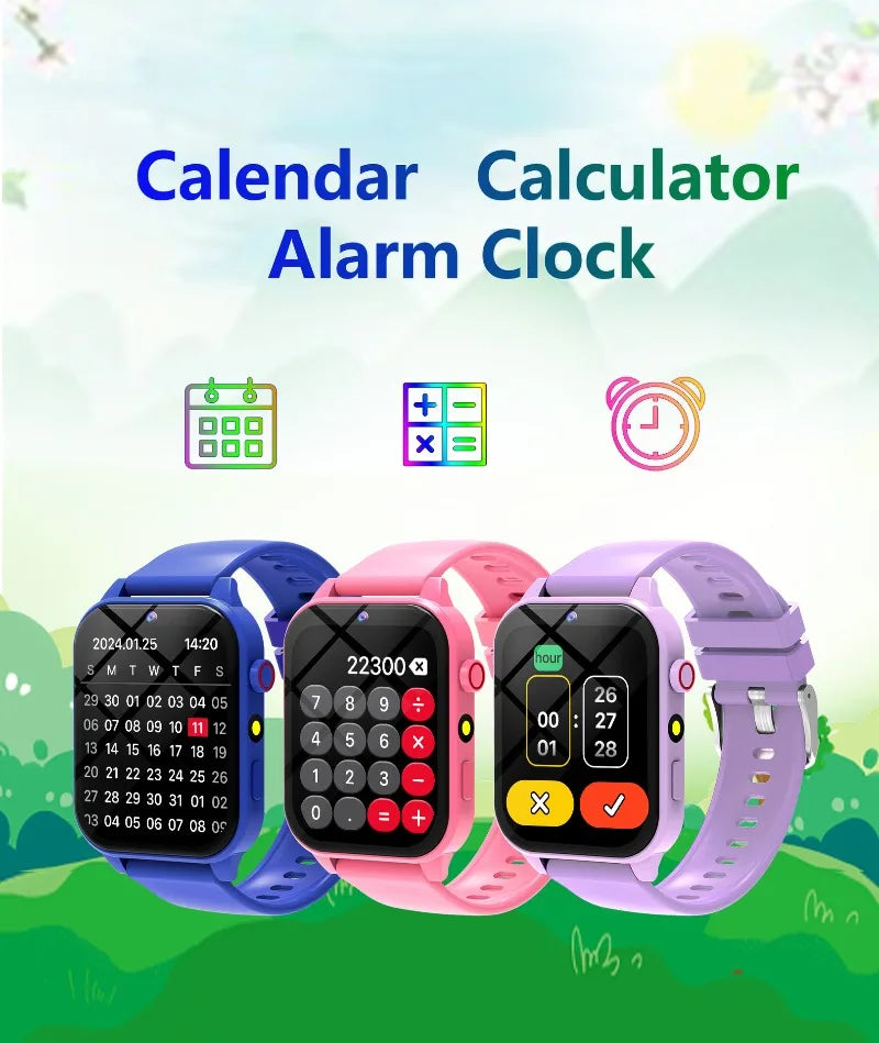 Children's Game Watch with Flashlight HD Color Screen Kids Bracelet Sleep Monitor Waterproof Smart Watch  Kids Birthday Gift