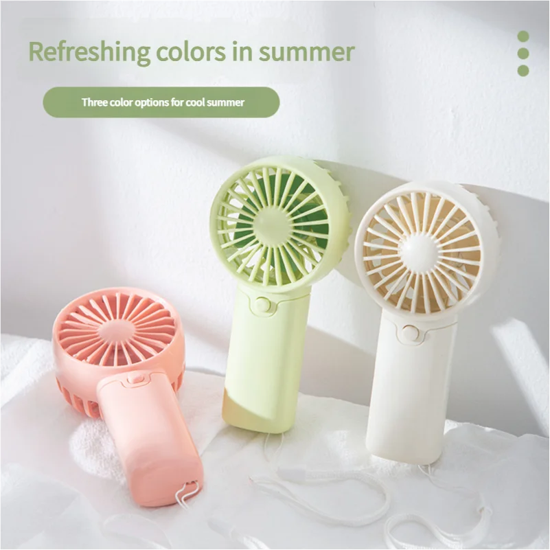 MEET SUN Portable Fan Convenient Creative Small Fan Pocket Hand-held Fan Lightweight AA Battery Handheld Mini Fan Air Coolers