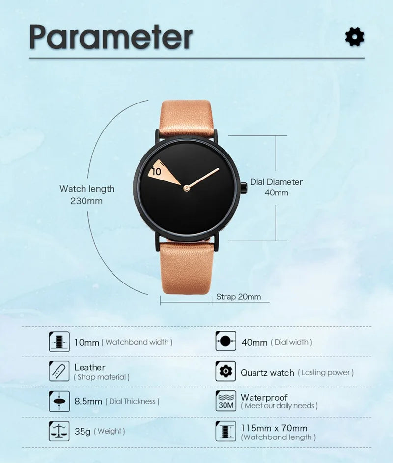 Women Watch Creative Wristwatch Ladies Watch Rotate  Leather Band Wristwatches Clock Montres Femme Reloj Mujer Relogio Feminino