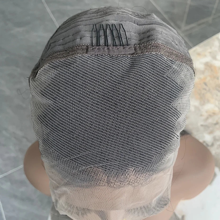 5x5 13x4 13x6 Bone Straight Bob Short Wigs Half Lace Front Wig Human Hair Vietnamese Raw Human Hair Lace Frontal Wig 250 Density